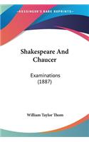 Shakespeare And Chaucer