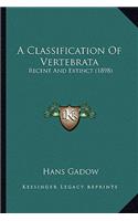 Classification Of Vertebrata