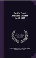 Pacific Coast Avifauna Volume No.15, 1923