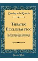 Theatro Ecclesiastico