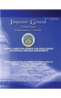 Assessment of Security Within the Department of Defense - Training, Certification, and Professionalization (DoDIG-2012-001): (English)
