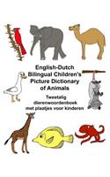 English-Dutch Bilingual Children's Picture Dictionary of Animals Tweetalig dierenwoordenboek met plaatjes voor kinderen