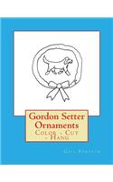 Gordon Setter Ornaments: Color - Cut - Hang