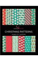 Christmas Patterns: Scrapbooking, Design and Craft Paper, 40 sheets, 12 designs, 3 sheets each, size 8.5 x 11, from Natalie Osliver(1 Craft Paper)