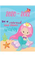 2020-2022 Three 3 Year Planner Mermaid Monthly Calendar Gratitude Agenda Schedule Organizer: 36 Months Calendar; Appointment Diary Journal With Address Book, Password Log, Notes, Julian Dates & Inspirational Quotes