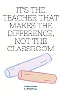 It's the teacher that makes the difference, not the classroom