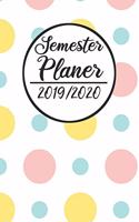 Semester Planer 2019 / 2020: Semesterplaner 2019 2020 - Studienplaner A5, Semesterkalender, Timer, Uni Planer