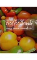 Food for Thought Weekly Menu & Shopping List