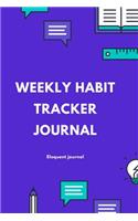 Weekly Habit Tracker Journal