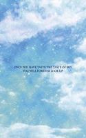 Once You Have Taste The Taste Of Sky You Will Forever Look Up