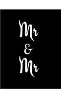 MR & MR: Notebook/Journal - 160 Lined Pages - Large Paperback(16 Lgbt Journals)