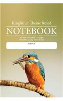 Kingfisher Theme Ruled Notebook