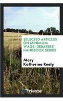Selected Articles on Minimum Wage