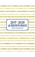 2019-2020, 18 Month Planner