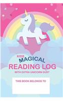 Kids Magical Reading Log with Extra Unicorn Dust