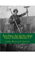 Thirty Dollars a Day, One Day A Month