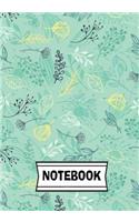 Notebook: Herbs: Journal Diary, 110 Lined pages, 7" x 10"