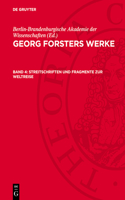 Streitschriften Und Fragmente Zur Weltreise