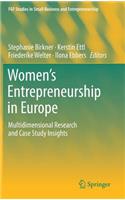 Women's Entrepreneurship in Europe