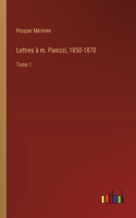 Lettres à m. Panizzi, 1850-1870