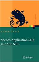 Speech Application SDK Mit ASP.NET: Design Und Implementierung Sprachgestützter Web-Applikationen