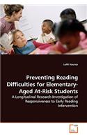 Preventing Reading Difficulties for Elementary-Aged At-Risk Students