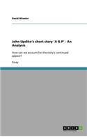 John Updike's short story 'A & P' - An Analysis