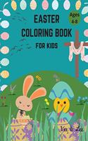 Easter Coloring Book for Kids Ages 4-8