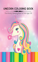 UNICORN COLORING BOOK, activity book for kids ages 3-8