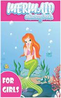 Mermaid Coloring Book for Girls