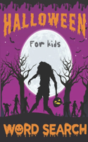 Halloween Word Search For Kids