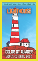 Lighthouse Color By Number Adults Coloring Book