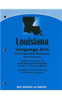 Elements of Literature: Language Arts Test Preparation Workbook Fourth Course