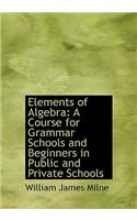 Elements of Algebra