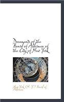 Documents of the Board of Aldermen of the City of New York