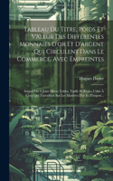 Tableau Du Titre, Poids Et Valeur Des Différentes Monnaies D'or Et D'argent Qui Circulent Dans Le Commerce, Avec Empreintes