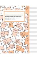 Manuscript Paper Notebook