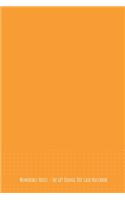The 6x9 Orange Dot Grid Notebook