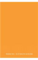 The 6x9 Orange Dot Grid Notebook
