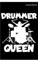 Annual Planner Drummer Queen