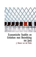 Economische Studi N En Critieken Met Betrekking Tot Java