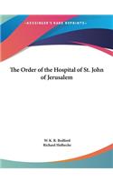 The Order of the Hospital of St. John of Jerusalem