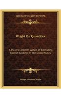 Wright On Quantities
