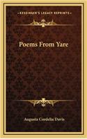 Poems from Yare