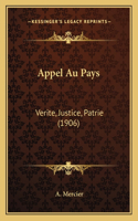 Appel Au Pays