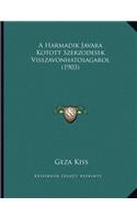 A Harmadik Javara Kotott Szerzodesek Visszavonhatosagarol (1903)