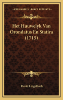 Het Huuwelyk Van Orondatus En Statira (1715)