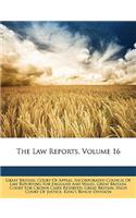 The Law Reports, Volume 16