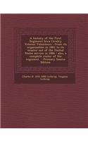 A History of the First Regiment Iowa Cavalry Veteran Volunteers