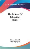 Reform Of Education (1922)